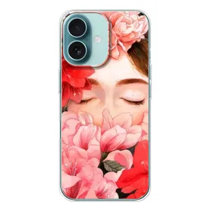 Чехлы (ART) Цветы на iPhone 16 (VPrint) (Очі в квітах)