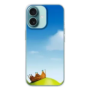 Чехол с мультфильмом Шрек на iPhone 16 (Голова Шрека)