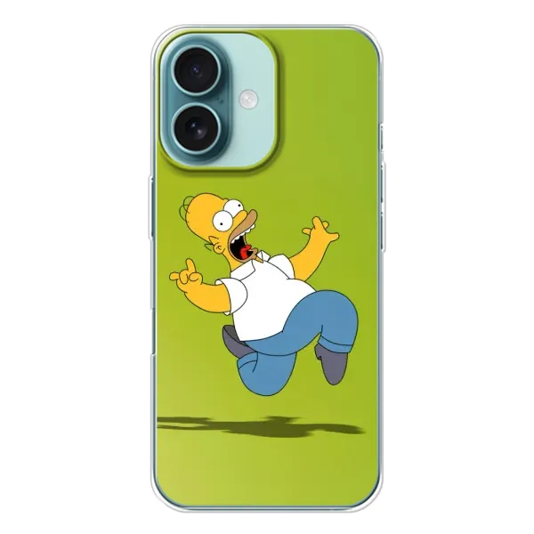 Чехол с принтом «Гомер Симпсон» для iPhone 16