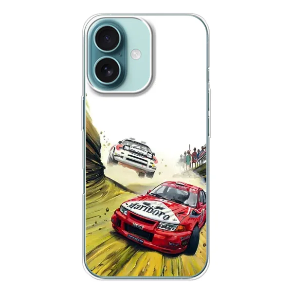 Чохол з принтом «Гоночні Тачки» для iPhone 16