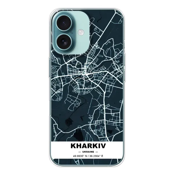 Чехол с принтом «Харьков» для iPhone 16