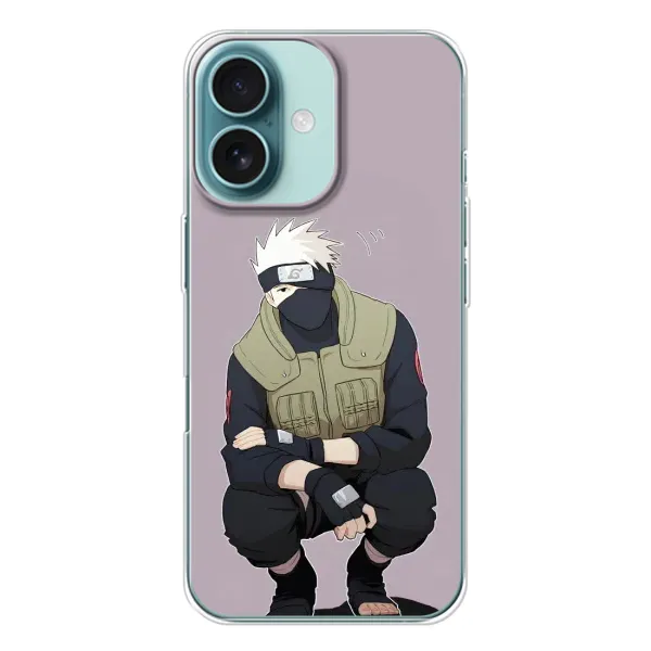 Чохол з принтом «Какаші» для iPhone 16