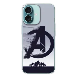 Чохли з героями Марвел iPhone 16 (VPrint) (Команда А)