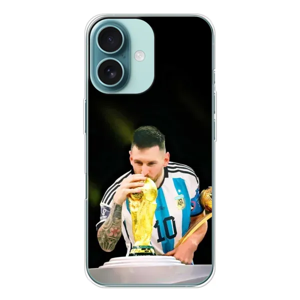 Чохол з принтом «Кубок Мессі» для iPhone 16 Чохол з принтом «Кубок Мессі» для iPhone 16