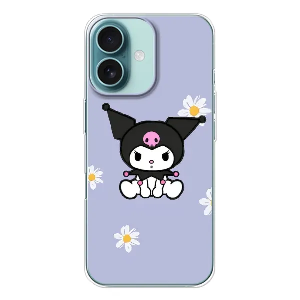 Чехол с принтом «Куроми в цветах» для iPhone 16