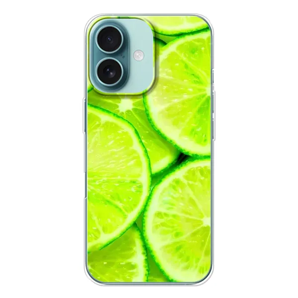 Чехол с принтом «Лайм» для iPhone 16