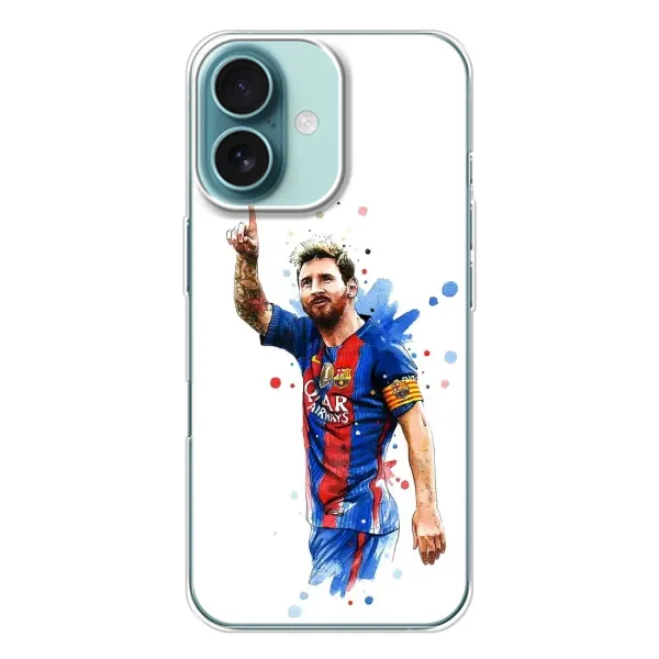 Чохол з принтом «Лео Мессі» для iPhone 16 Чохол з принтом «Лео Мессі» для iPhone 16