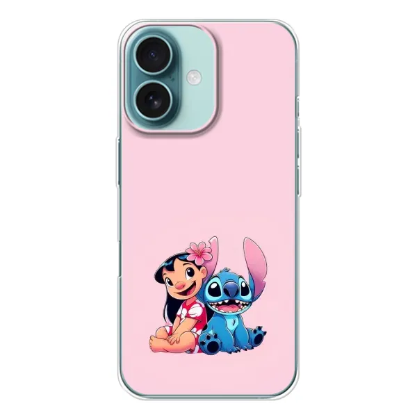 Чехол с принтом «Лило и Стич» для iPhone 16