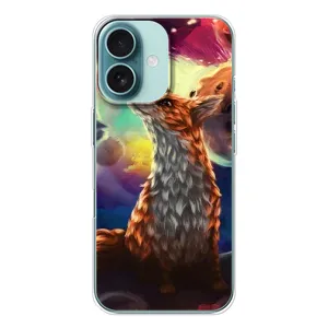 Чохли з картинкою Лисичка для iPhone 16 (VPrint) (Лисичка в космосі)