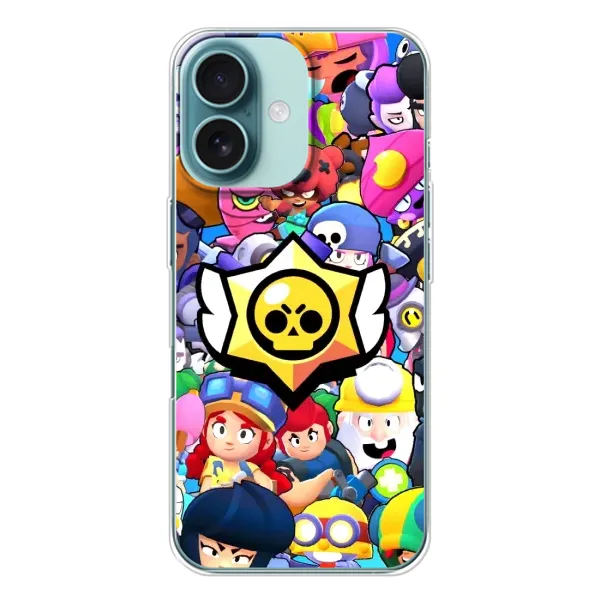 Чехол с принтом «Лого Brawl Stars» для iPhone 16