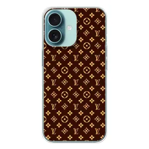 Чохли Луі Вітон для iPhone 16 (AlphaPrint - LOUIS VUITTON) (лого LOUIS VUITTON)
