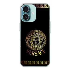 Чехлы VERSACE для Айфон 16 (PREMIUMPrint) (Logo Versace)