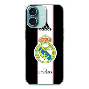 Чехол для iPhone 16 с принтом Реал Мадрид (Лого Real Madrid)