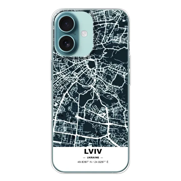 Чехол с принтом «Львов» для iPhone 16