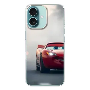 Силиконовый чехол Маквин для iPhone 16 (Скоростной Маквин)