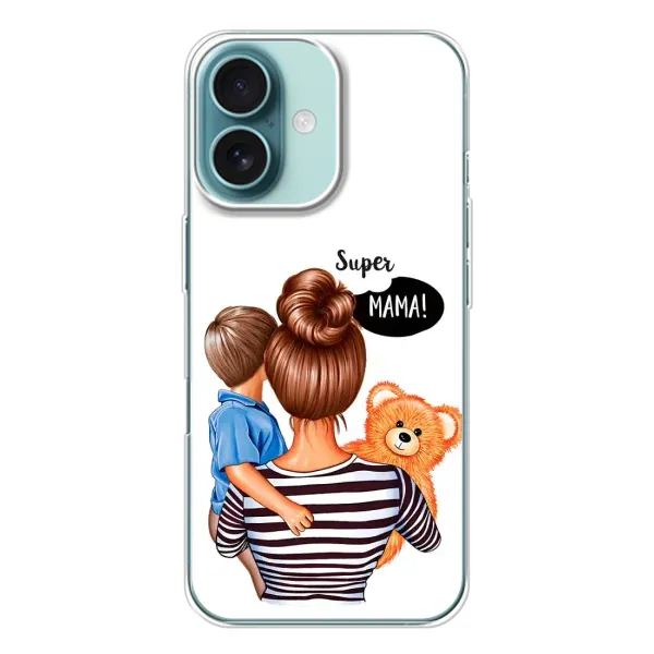 Чохол з принтом «Мама з синочком» для iPhone 16