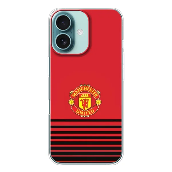 Чехол с принтом «manchester united» для iPhone 16