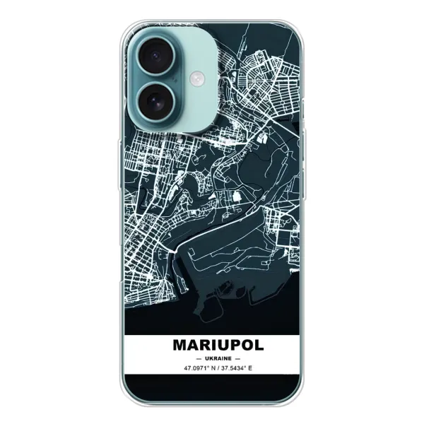 Чехол с принтом «Мариуполь» для iPhone 16