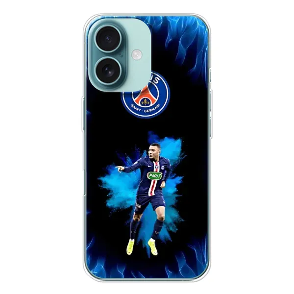 Чохол з принтом «Мбаппе у вогні» для iPhone 16