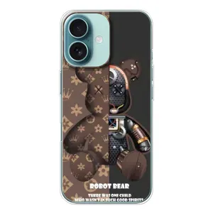 Круті Чохли Луі Віттон для iPhone 16 (AlphaPrint) (Ведмідь Луі Вітон)