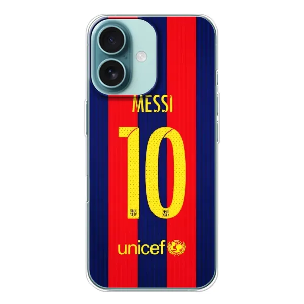 Чохол з принтом «Messi Barca 10» для iPhone 16 Чохол з принтом «Messi Barca 10» для iPhone 16