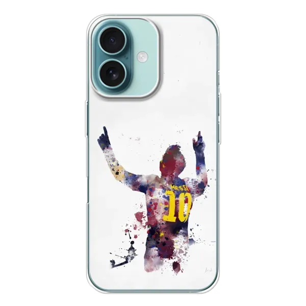 Чохол з принтом «Messi Barca» для iPhone 16 Чохол з принтом «Messi Barca» для iPhone 16
