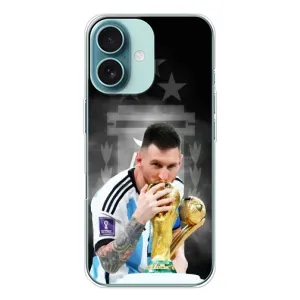 Чохли для iPhone 16 (Leo чемпіон) (AlphaPrint) (Мессі Чемпіон)