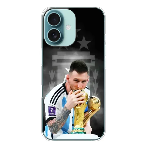 Чохол з принтом «Мессі Чемпіон» для iPhone 16 Чохол з принтом «Мессі Чемпіон» для iPhone 16