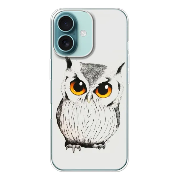 Чохол з принтом «Мила Сова» для iPhone 16