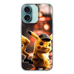 Чехол с Пикачу на iPhone 16 (Милый Пикачу)