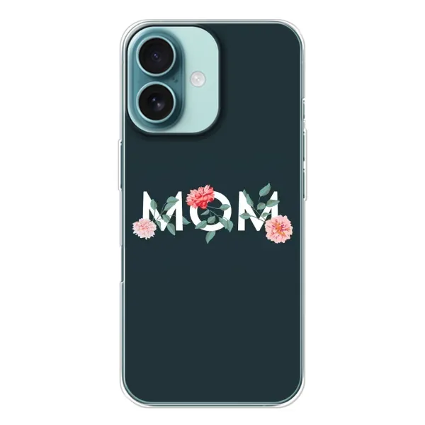 Чохол з принтом «Mom дизайн» для iPhone 16
