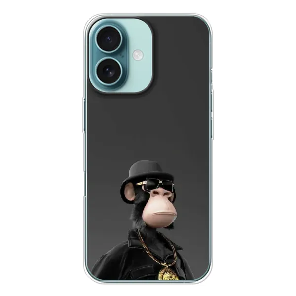 Чохол з принтом «Мавпа NFT» для iPhone 16