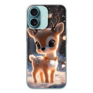 Чехол с принтом «Олененок» для iPhone 16