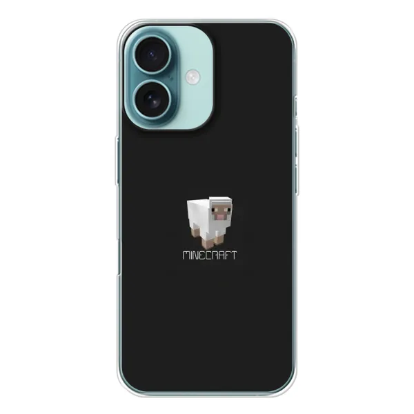 Чохол з принтом «Овечка Майнкрафт» для iPhone 16 Чохол з принтом «Овечка Майнкрафт» для iPhone 16
