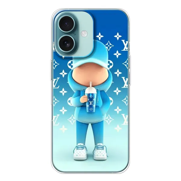 Чехол с принтом «Парень LV» для iPhone 16