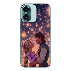 Чехол Рапунцель для iPhone 16 (Принцесса и принц)