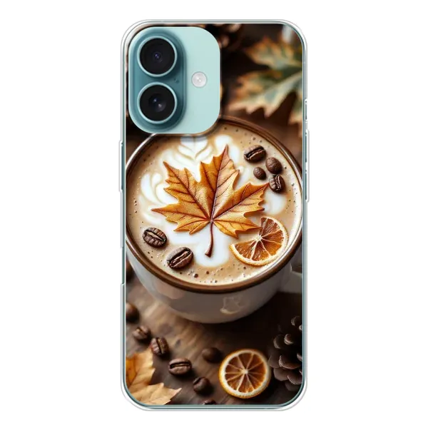 Чехол с принтом «Пряный кофе» для iPhone 16