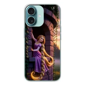 Чехол Рапунцель для iPhone 16 (Рапунцель на башне)