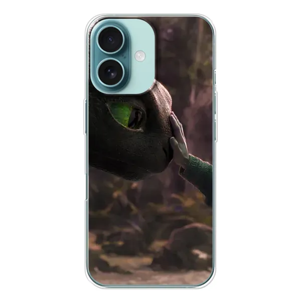 Чехол с принтом «Сцена с драконом» для iPhone 16