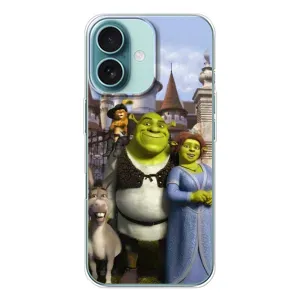 Чехол с мультфильмом Шрек на iPhone 16