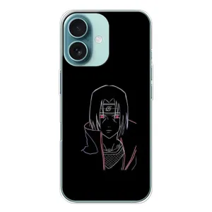 Чохли на тему: Ітачи Учіха для iPhone 16 (AlphaPrint) (силует Ітачі)
