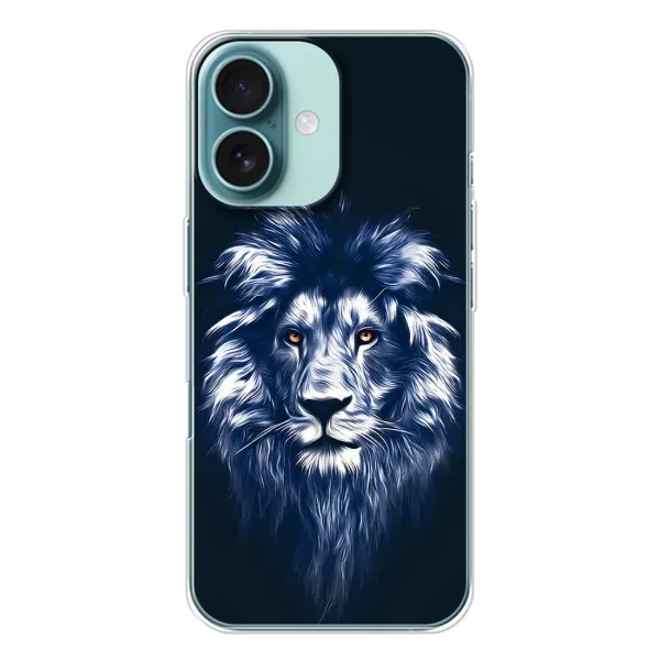 Чохол з принтом «Синій Лев» для iPhone 16