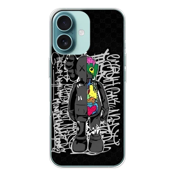 Чехол с принтом «Стиль Bearbrick» для iPhone 16