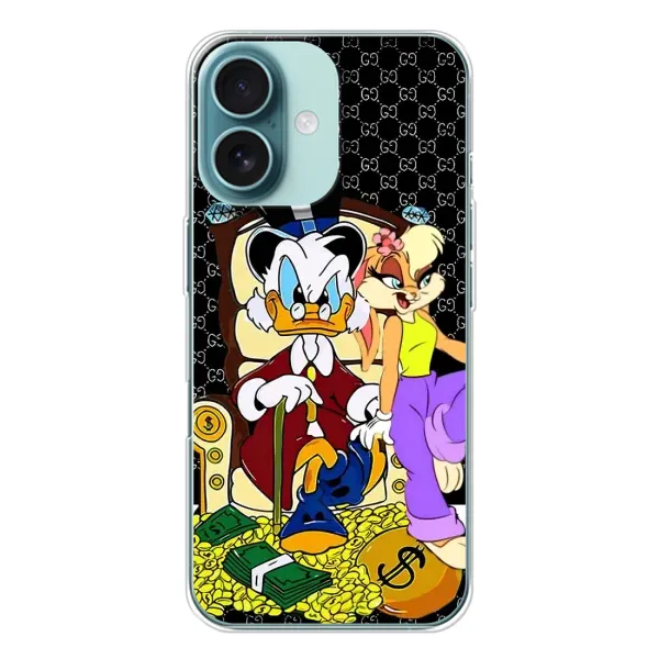 Чехол с принтом «Стильная Утка» для iPhone 16