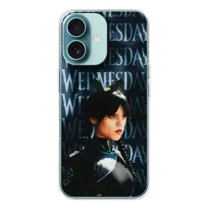 Чохли Венсдей на iPhone 16 Уенсдей (AlphaPrint) (Венздей кішка)
