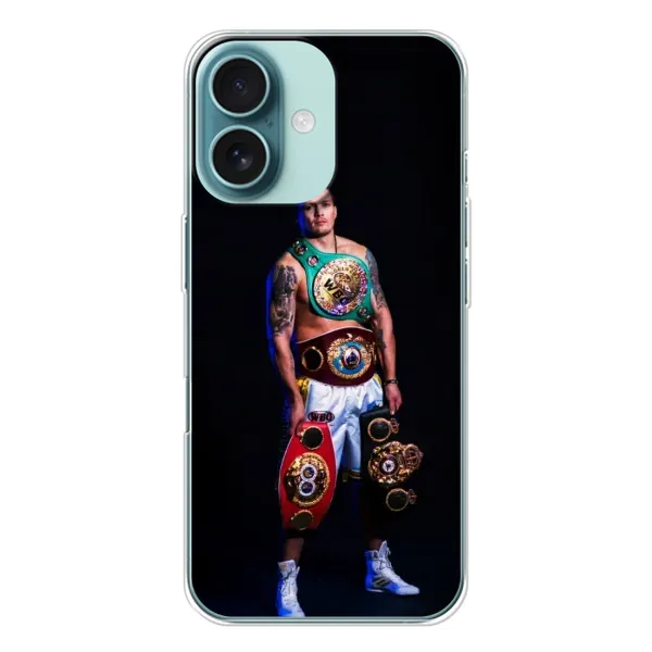 Чохол з принтом «Усик з поясами» для iPhone 16 Чохол з принтом «Усик з поясами» для iPhone 16