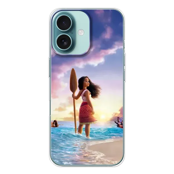 Чехол с принтом «Моана с веслом» для iPhone 16