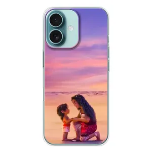 Чехол с мультфильмом Моана iPhone 16 (Маленькая Ваяна)