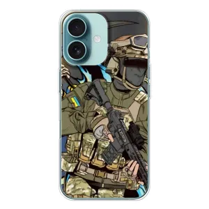 Чехлы с картинкой ЗСУ для iPhone 16 (AlphaPrint)