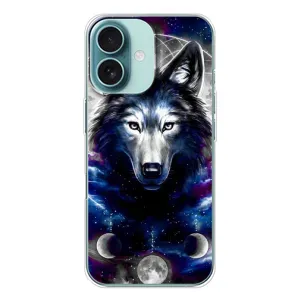 Захисні чохли для Айфон 16 (AlphaPrint) (ХІТ продаж) ВОВК (Вовк)